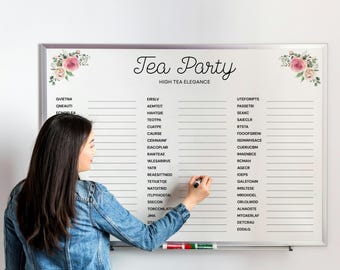 Tea Party Bingo & Games