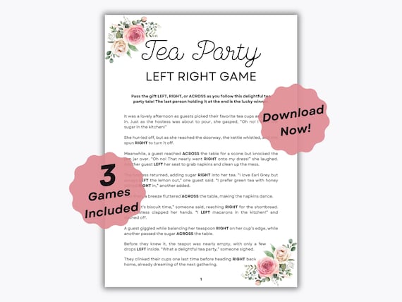 tea party dress up games Tea Party Games, Whats Your Tea Party Name, Tea Party Name Game, Ladies Tea  Party Games, Tea Time Games for Kids Adults, Printable Tea Party