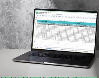 Dynamic Basketball Stats Spreadsheet | Google Sheets Season Tracker | Printable PDF Download