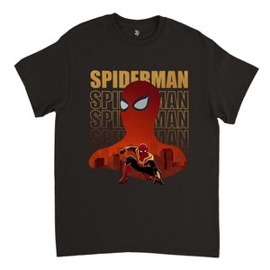 Spiderman Heavyweight Unisex Crewneck T-shirt