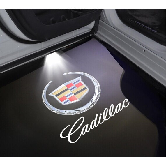 Cadillac LED Door Logo Lights Shadow Laser Courtesy Lights 2 Pack