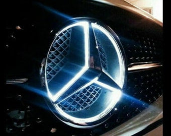 2011-2019 Mercedes Front Grill LED Emblem Illuminated Logo Badge