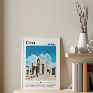 Shiraz Poster, Shiraz Print, Shiraz Wall Art, Minimal Travel Print ...