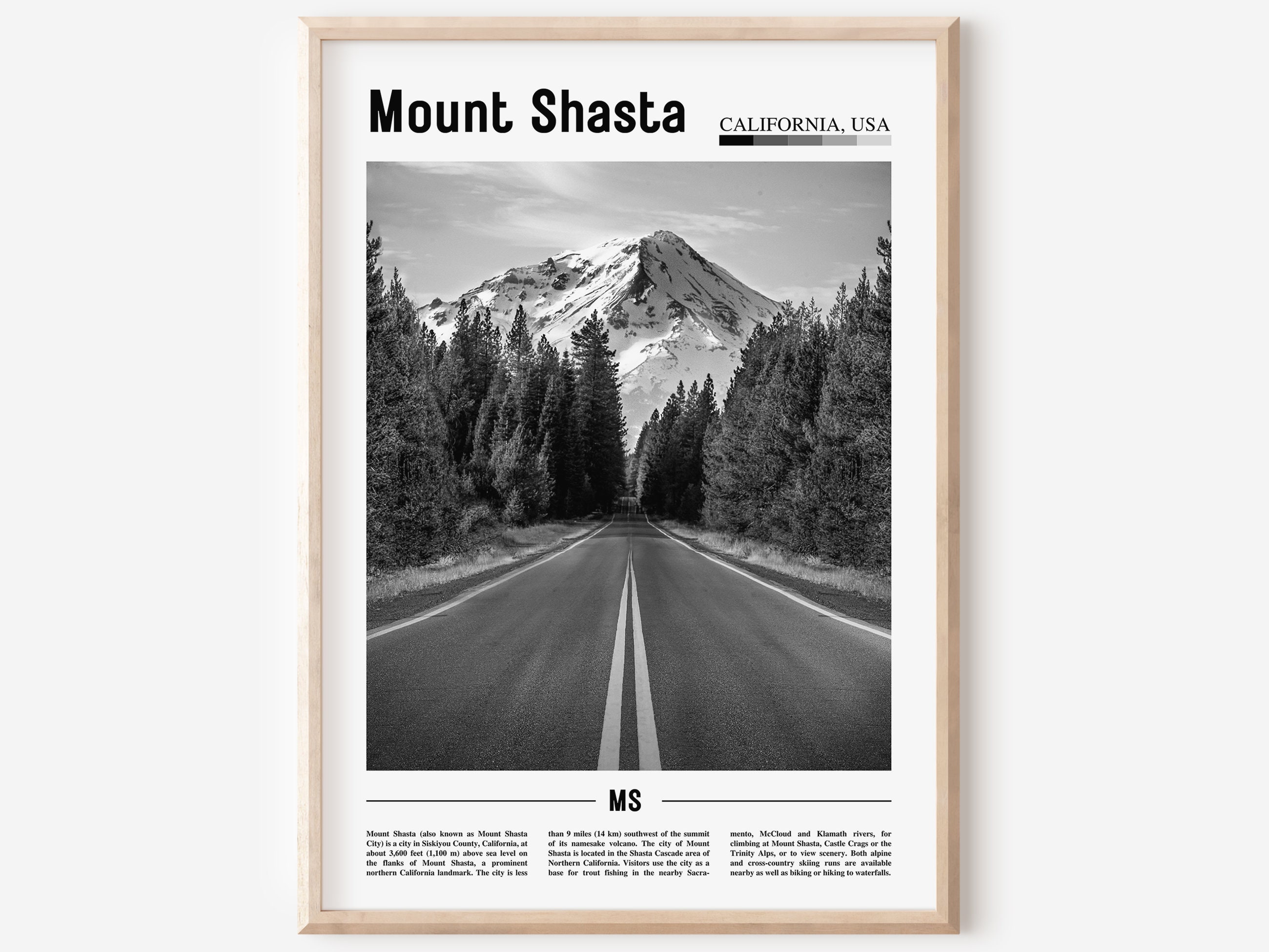 Mount shasta poster - Etsy México, image size:2600x1950