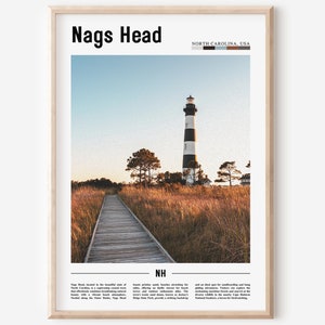 Nags Head Poster, Nags Head Print, Nags Head Wandkunst, USA Foto, USA Poster, USA Druck