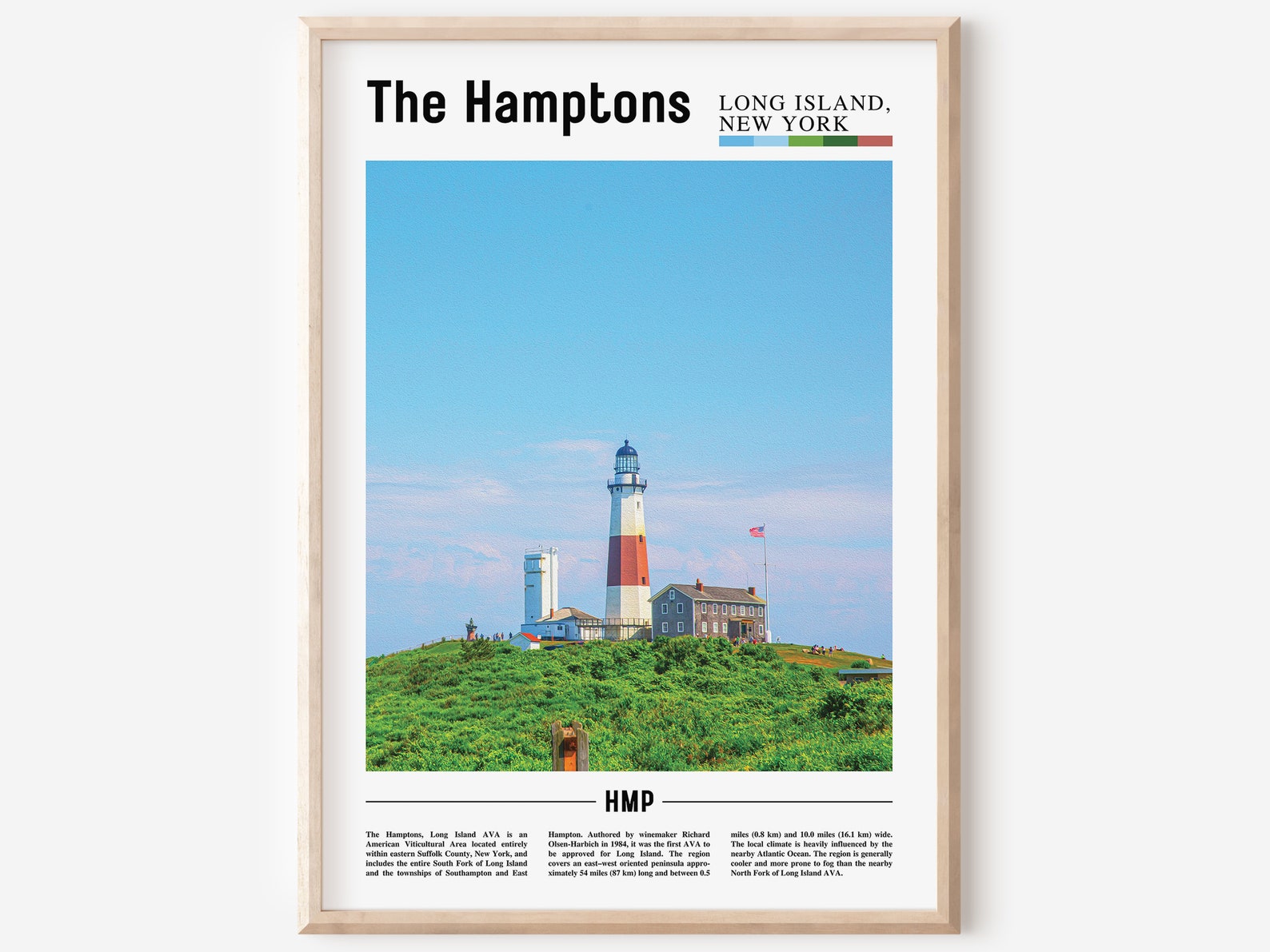 The Hamptons Print, the Hamptons Poster, the Hamptons Wall Art, Oil