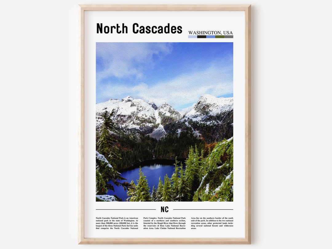 North Cascades Poster, North Cascades Print, North Cascades Wall Art ...