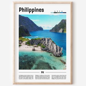 Philippines Poster, Philippines Print, Philippines Wall Art, Asia Print, Asia Poster, Asia Photo, Minimal Travel Poster