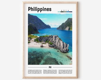Philippines Poster, Philippines Print, Philippines Wall Art, Asia Print, Asia Poster, Asia Photo, Minimal Travel Poster