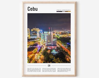 Cebu Poster, Cebu Print, Cebu Wandkunst, Asien Druck, Asien Poster, Asien Foto, Minimales Reiseplakat