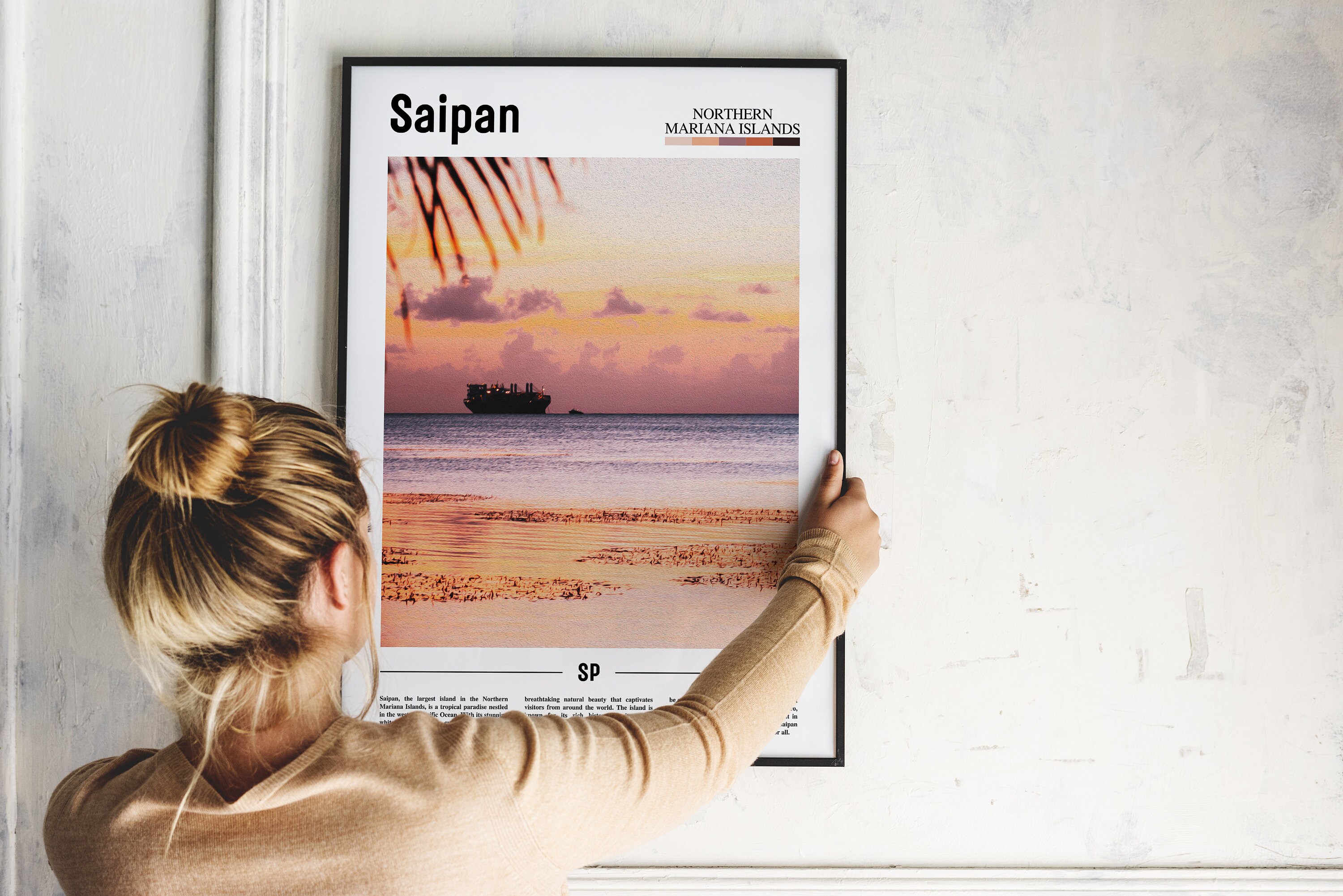 Saipan Poster, Saipan Print, Saipan Wall Art, Asia Print, Asia Poster