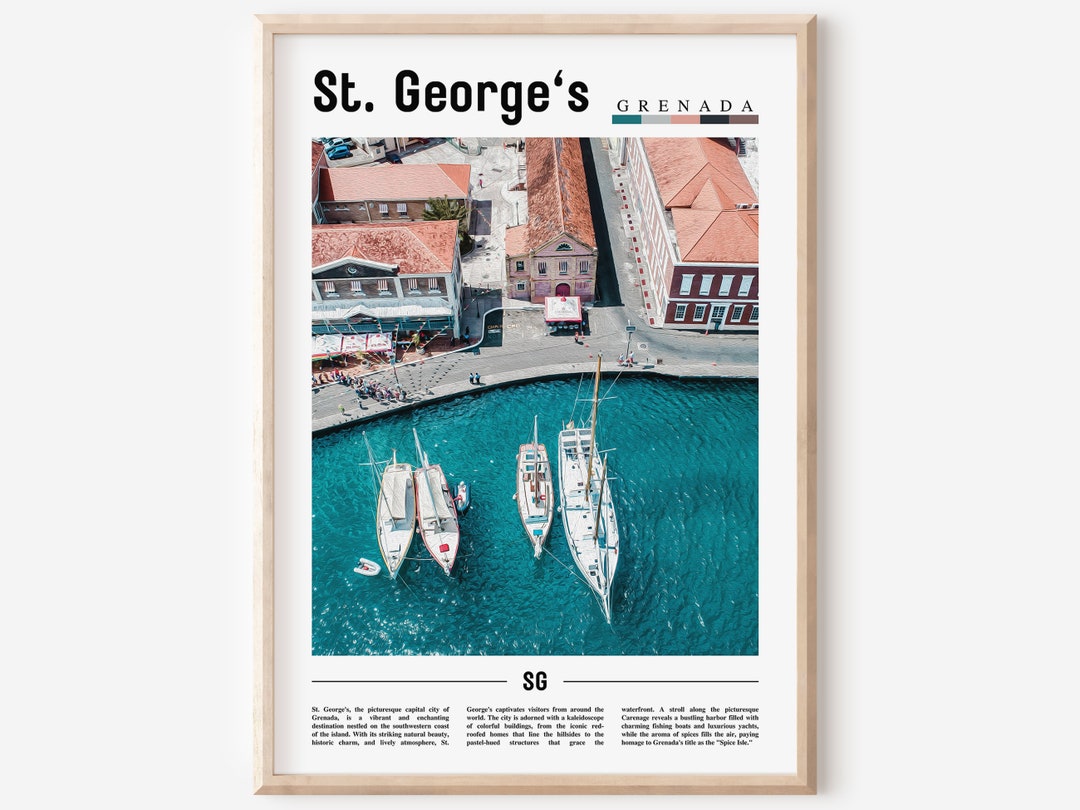 St. George's Poster, St. George's Print, St. George's Wall Art ...