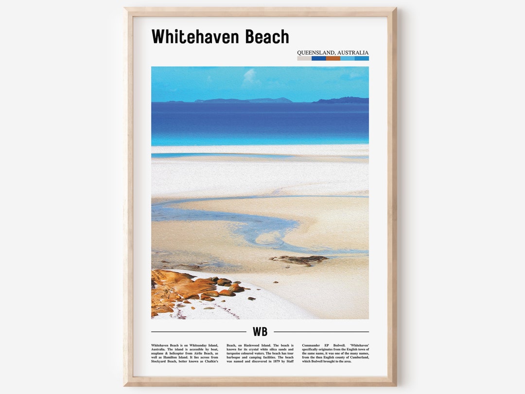 Whitehaven Beach Print, Whitehaven Beach Poster, Whitehaven Beach Wall
