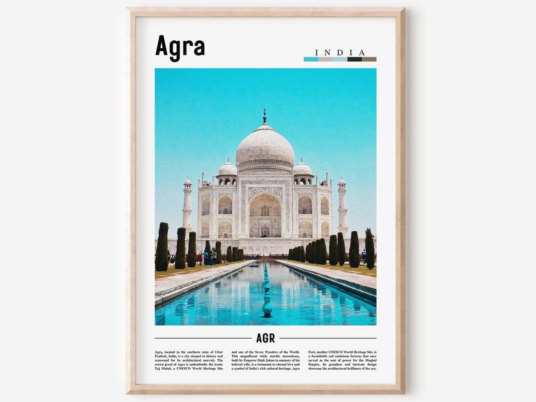 Agra Poster, Agra Print, Agra Wall Art, Asia Print, Asia Poster, Asia