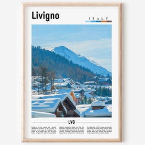 Livigno Print, Livigno Poster, Livigno Wandkunst, Italien Foto, Italien Poster, Italien Druck, Italien Wandkunst, Minimal Travel Poster
