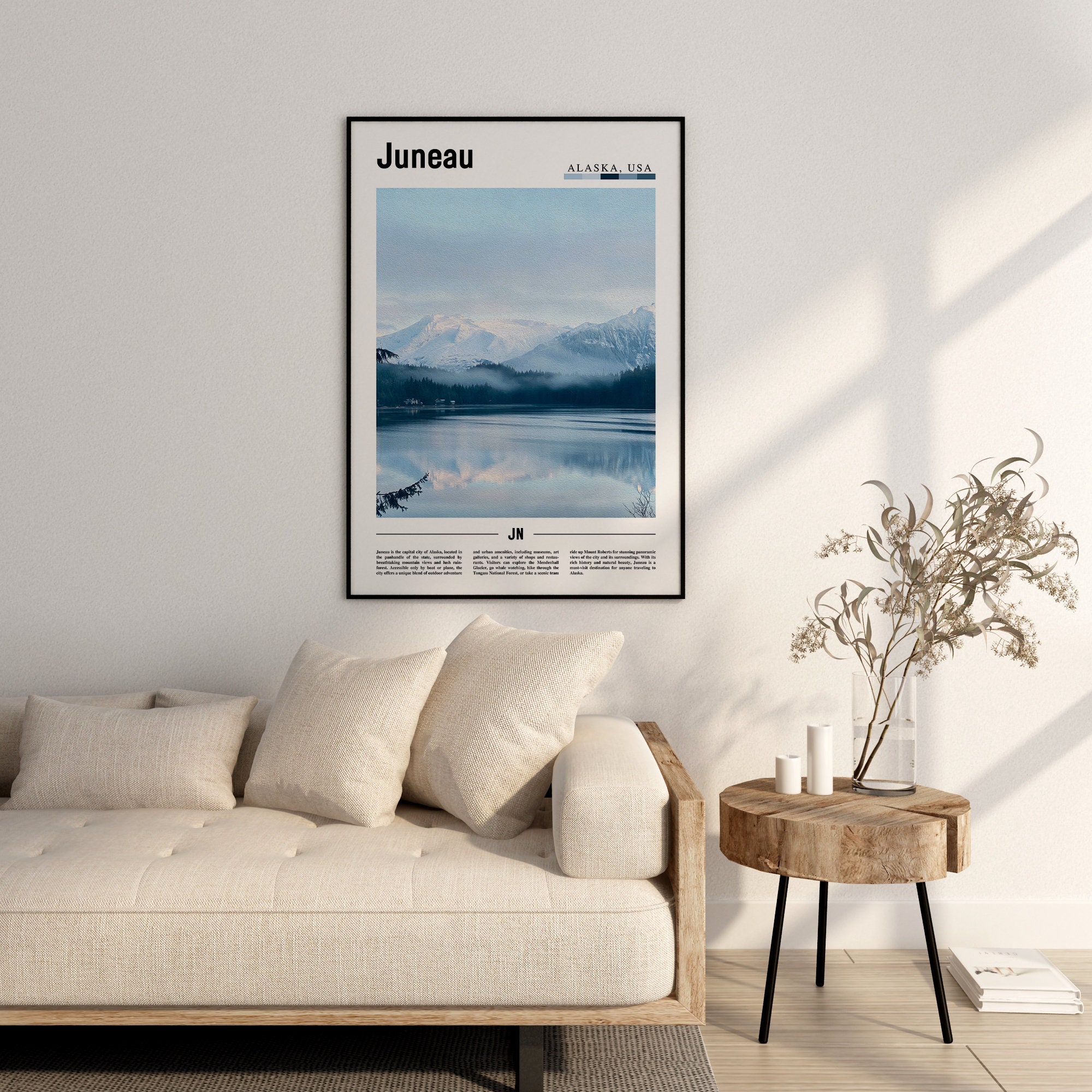 Juneau Poster, Juneau Print, Juneau Wall Art, United States Photo