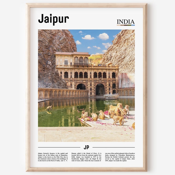 Minimalist Jaipur Wall Art Etsy