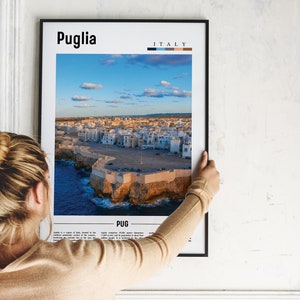Puglia Print, Puglia Poster, Puglia Wall Art, Italy Photo, Italy Poster, Italy Print, Italy Wall Art, Minimal Travel Poster image 4