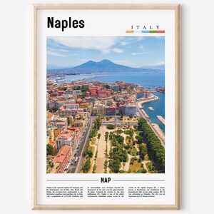 Neapel Print, Neapel Poster, Neapel Wandkunst, Italien Foto, Italien Poster, Italien Druck, Italien Wandkunst, Minimales Reiseplakat