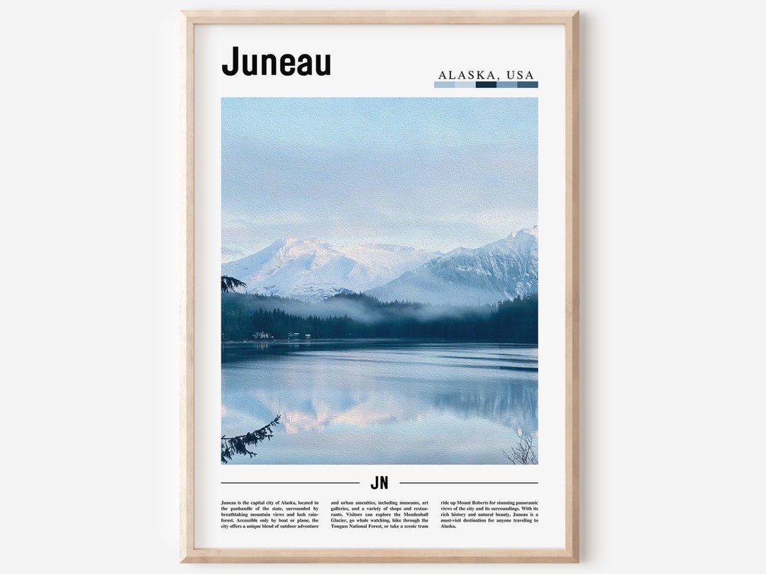 Juneau Poster, Juneau Print, Juneau Wall Art, United States Photo