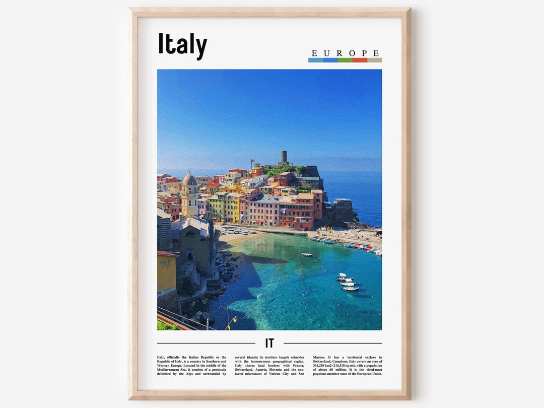 Affiche Italie, Italie Print, Italie Wall Art, Italie Photo, Italie