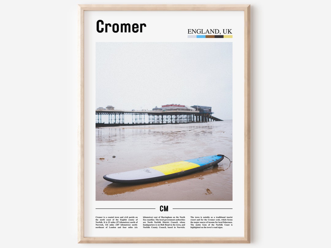 Impression Cromer Affiche Cromer Art mural Cromer Etsy France