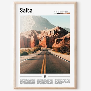 Salta Poster, Salta Print, Salta Wall Art, South America Poster, South America Print, Travel Poster