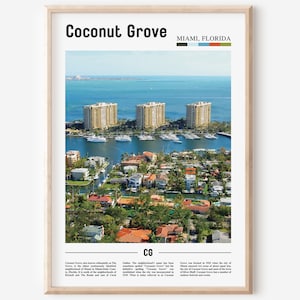 Kokosnusshain Druck, Kokosnusshain Poster, Kokosnusshain Wandkunst, Ölgemälde Poster, Stadt Print, Stadt Kunstwerk, Reisekunst, Reisekunst