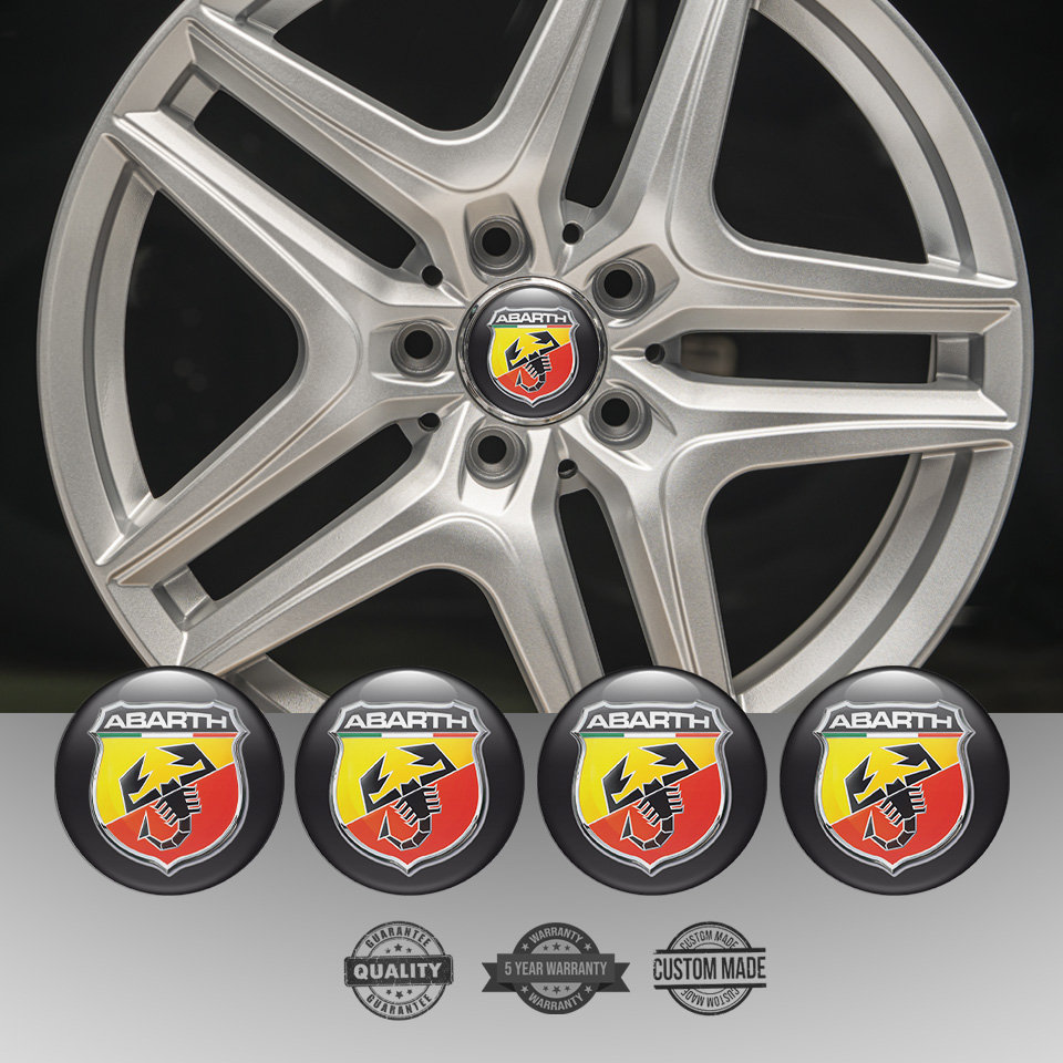 Abarth on sale centre caps