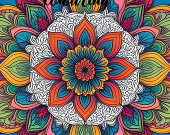Mandalas Coloring Book: 20+ Mindful Art Pages (PDF Download)