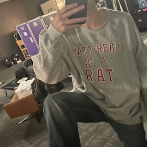 Matt Healy is a RAT crew neck