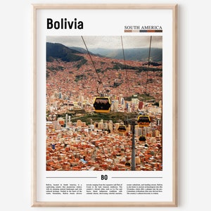 Bolivia Poster, Bolivia Print, Bolivia Wall Art, South America Poster, South America Print, Travel Poster