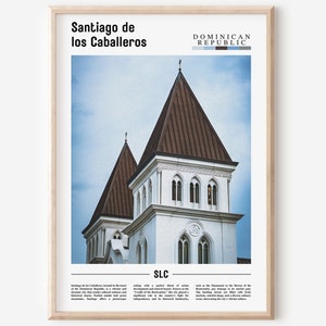 Santiago de los Caballeros Poster, Santiago de los Caballeros Druck, Santiago de los Caballeros Wandkunst, Ölgemälde Poster