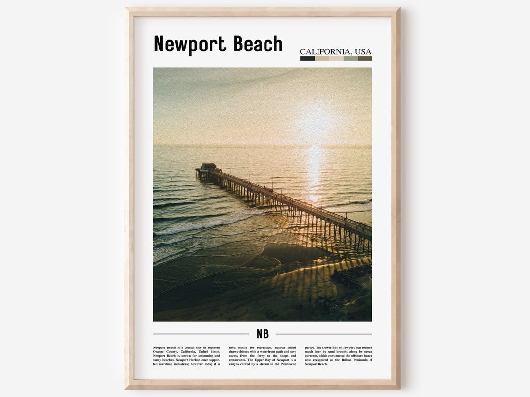 Newport Beach Print, Newport Beach Poster, Newport Beach Wall Art