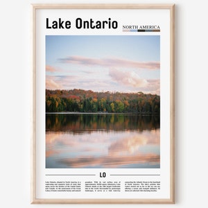 Lake Ontario Poster, Lake Ontario Print, Lake Ontario Wandkunst, Nordamerika Foto, Nordamerika Poster, Nordamerika Print