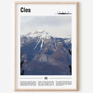 Cles Poster, Cles Print, Cles Wall Art, Europe Photo, Europe Poster, Europe Print, Travel Poster