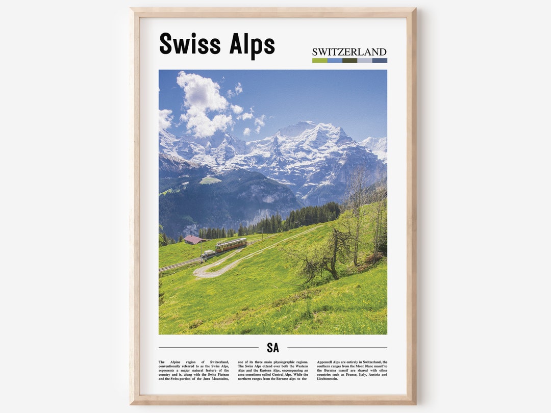 Swiss Alps Print Swiss Alps Poster Swiss Alps Wall Art Oil Painting Poster Colorful City Swiss Alps Print Swiss Alps Poster Swiss Alps Wall Art Oil Painting Poster Colorful City