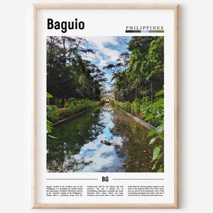 Baguio Poster, Baguio Print, Baguio Wall Art, Asia Print, Asia Poster, Asia Photo, Minimal Travel Poster