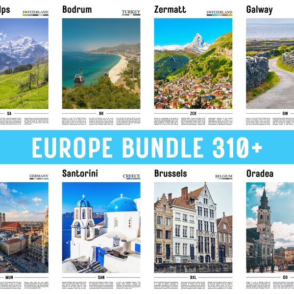 Europe Wall Art Etsy