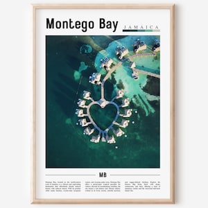 Montego Bay Poster, Montego Bay Print, Montego Bay Wandkunst, Karibik Foto, Karibik Poster, Karibik Print, Reise Poster