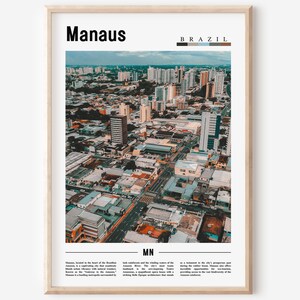 Manaus Poster, Manaus Print, Manaus Wall Art, South America Poster, South America Print, Travel Poster