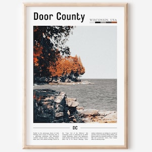 Door County Poster, Door County Print, Door County Wall Art, United States Photo, United States Poster, United States Print, Travel Poster