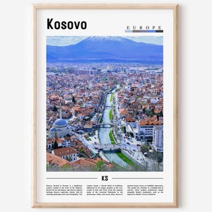 Kosova Poster, Kosova Druck, Kosova Wandkunst, Europa Foto, Europa Poster, Europa Druck, Reise Poster