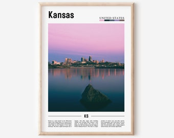 Kansas Poster, Kansas Print, Kansas Wall Art, United States Photo, United States Poster, United States Print, Travel Poster