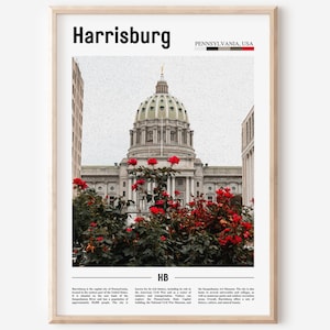 Harrisburg Poster, Harrisburg Print, Harrisburg Wall Art, United States Photo, United States Poster, United States Print, Travel Poster