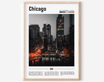 Chicago Print, Chicago Poster, Chicago Wall Art, United States Photo, United States Poster, United States Print