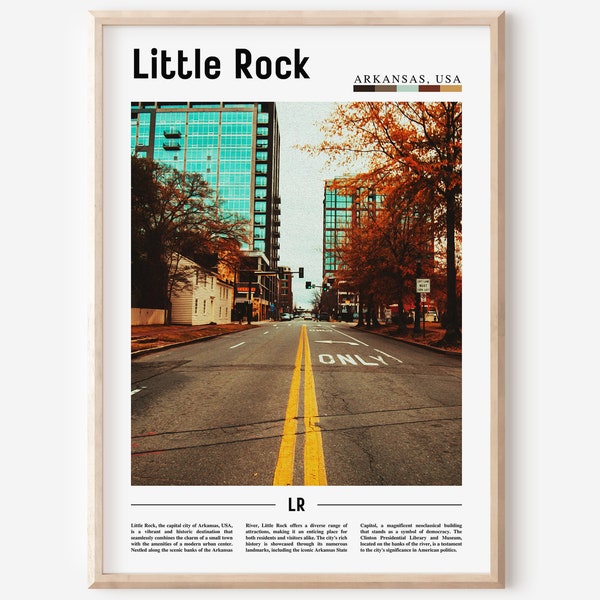 Little Rock Poster, Little Rock Print, Little Rock Wall Art, United States Photo, United States Poster, United States Print, Travel Poster