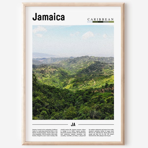 Jamaica Poster Etsy