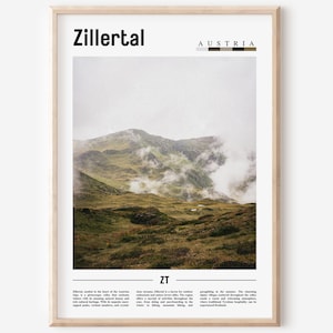 Zillertal Poster, Stampa Zillertal, Zillertal Wall Art, Foto Europa, Poster Europa, Stampa Europa, Poster di viaggio