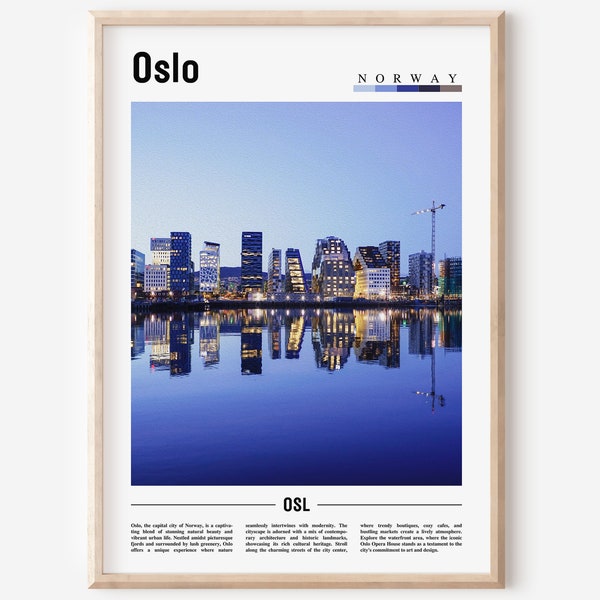 Oslo Poster, Oslo Print, Oslo Wall Art, Europe Photo, Europe Poster, Europe Print, Travel Poster